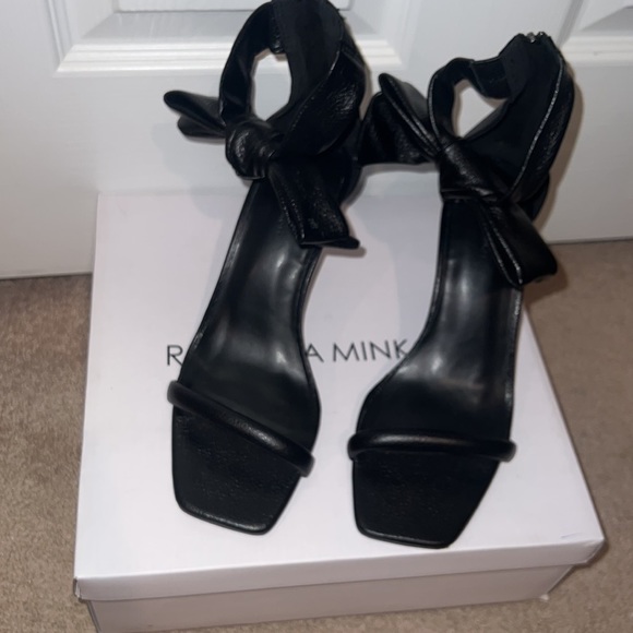 Rebecca Minkoff Black Kaley Bow High Heels - Picture 6 of 11